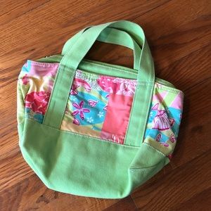 Lilly Pulitzer mini tote bag.